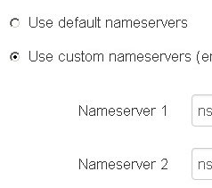 Manage Nameservers
